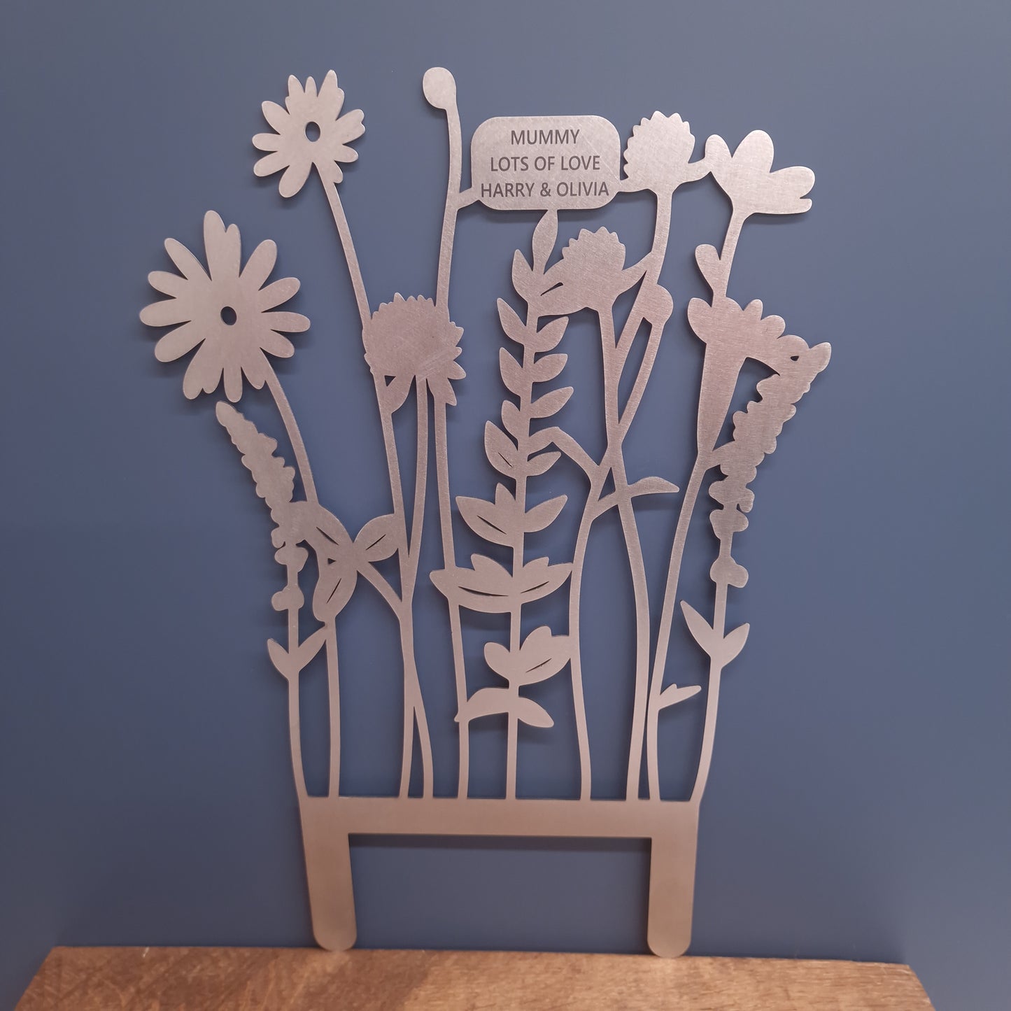 Stainless Steel Wildflower Garden Stake