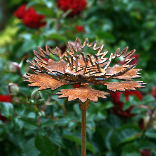 Cornflower Rustic Garden Stake