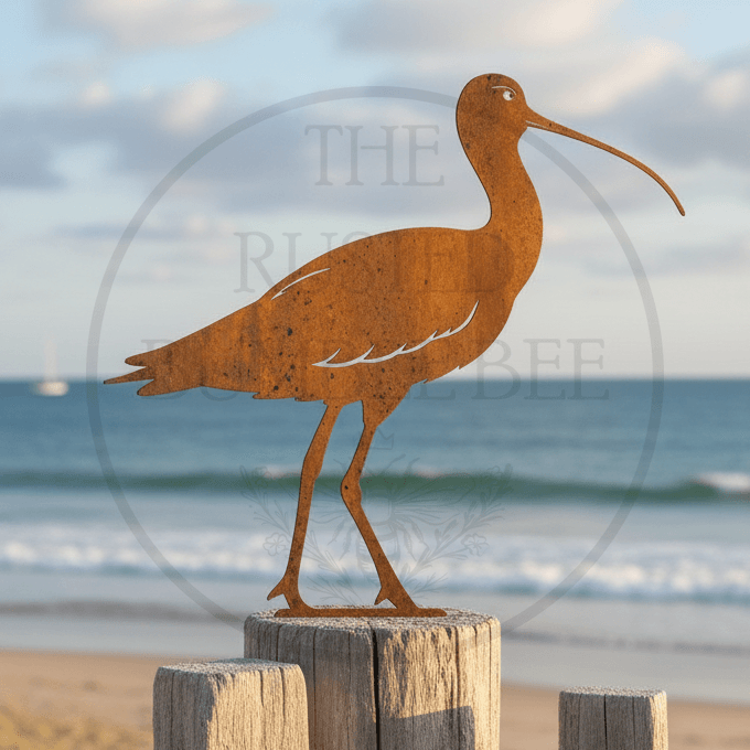 Rustic Metal Curlew Fence Topper
