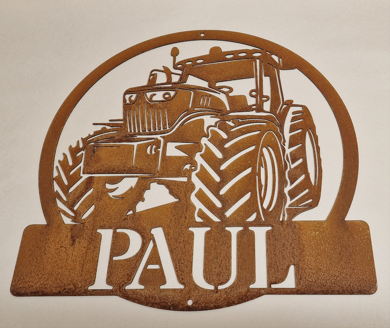 Personalised Tractor Name Monogram