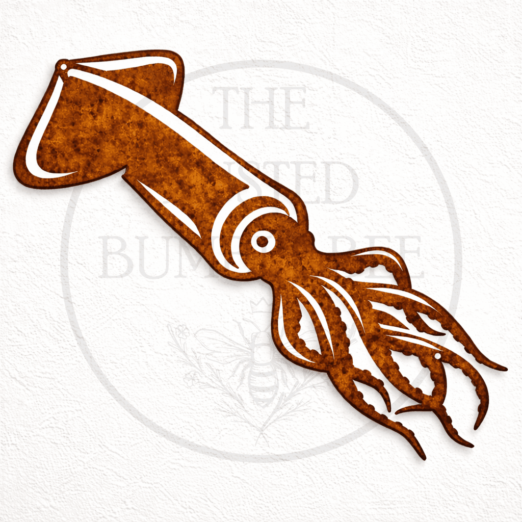 Rustic Metal Squid