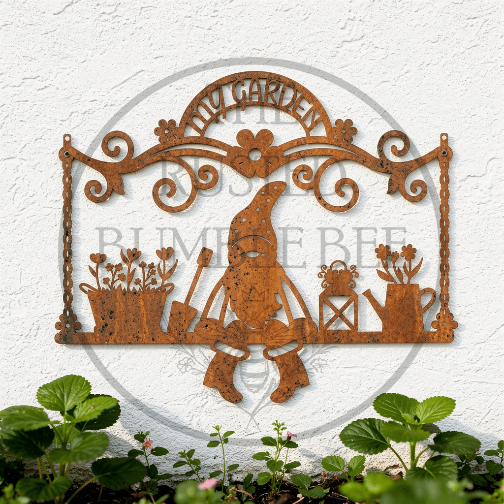 Garden Gnome Sign – “My Garden”