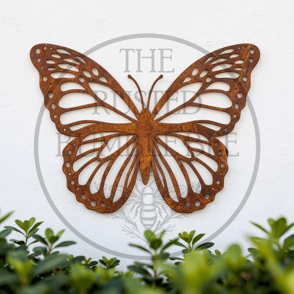 Rusted Metal Butterfly