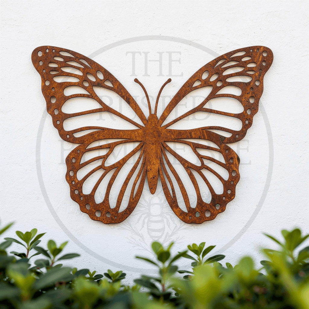 Rusted Metal Butterfly