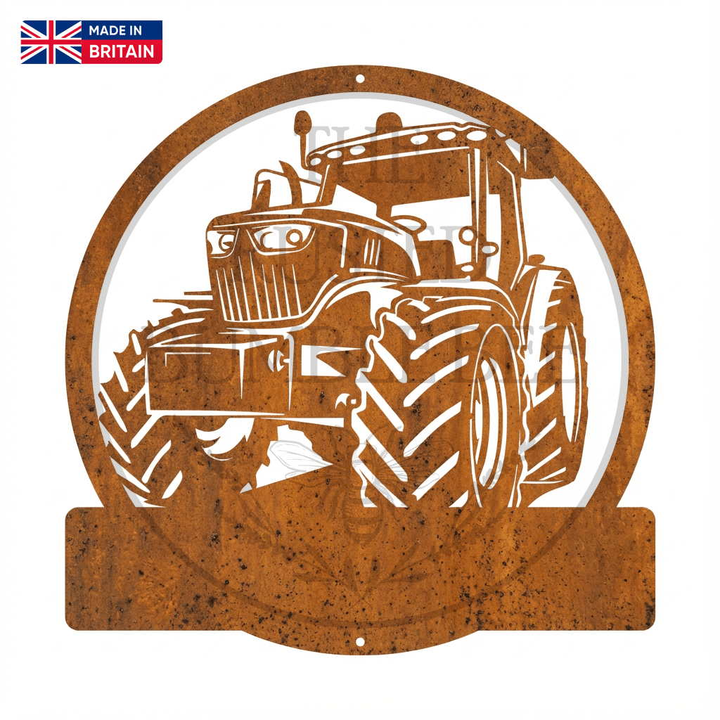 Personalised Tractor Name Monogram