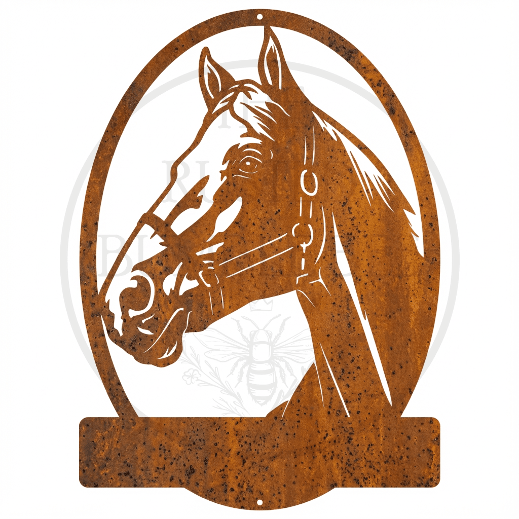 Personalised Horse Head Monogram