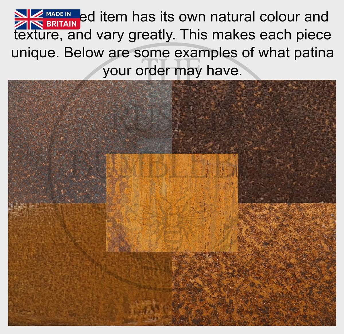 Rusted Metal Bird on Branch