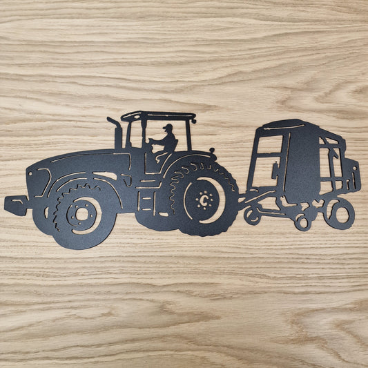 Tractor & Baler