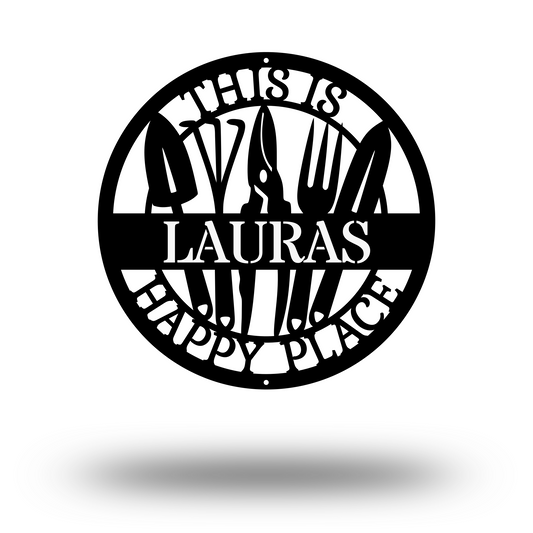 a black and white photo of a logo for a restaurant