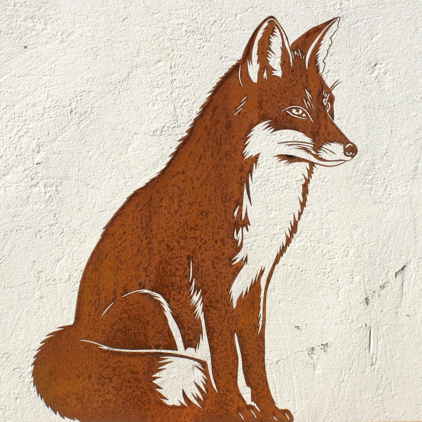 Metal Fox Garden Stake