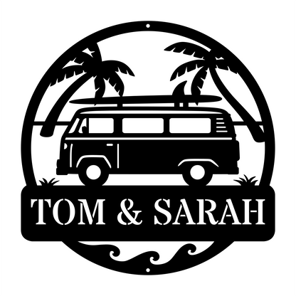 Personalised Camper Van Monogram