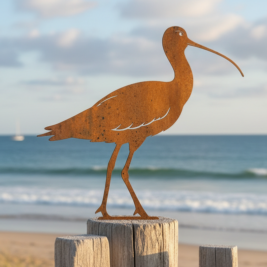 Rustic Metal Curlew Fence Topper