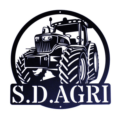 Personalised Tractor Name Monogram