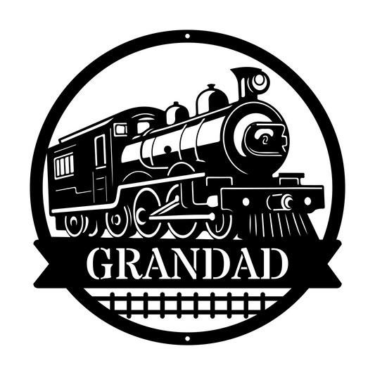 Personalised Train Monogram