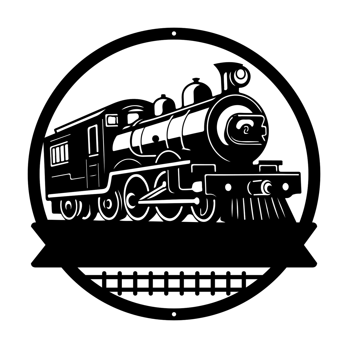 Personalised Train Monogram