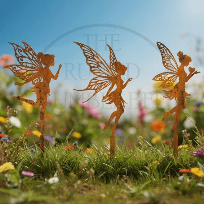 Rustic Metal Fairies