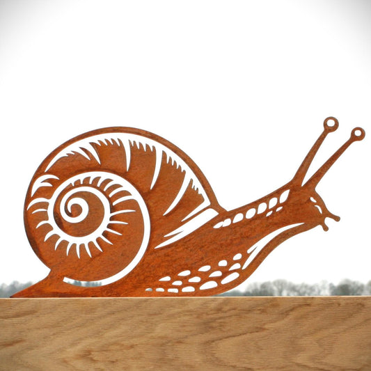 Metal Snail Garden Stake