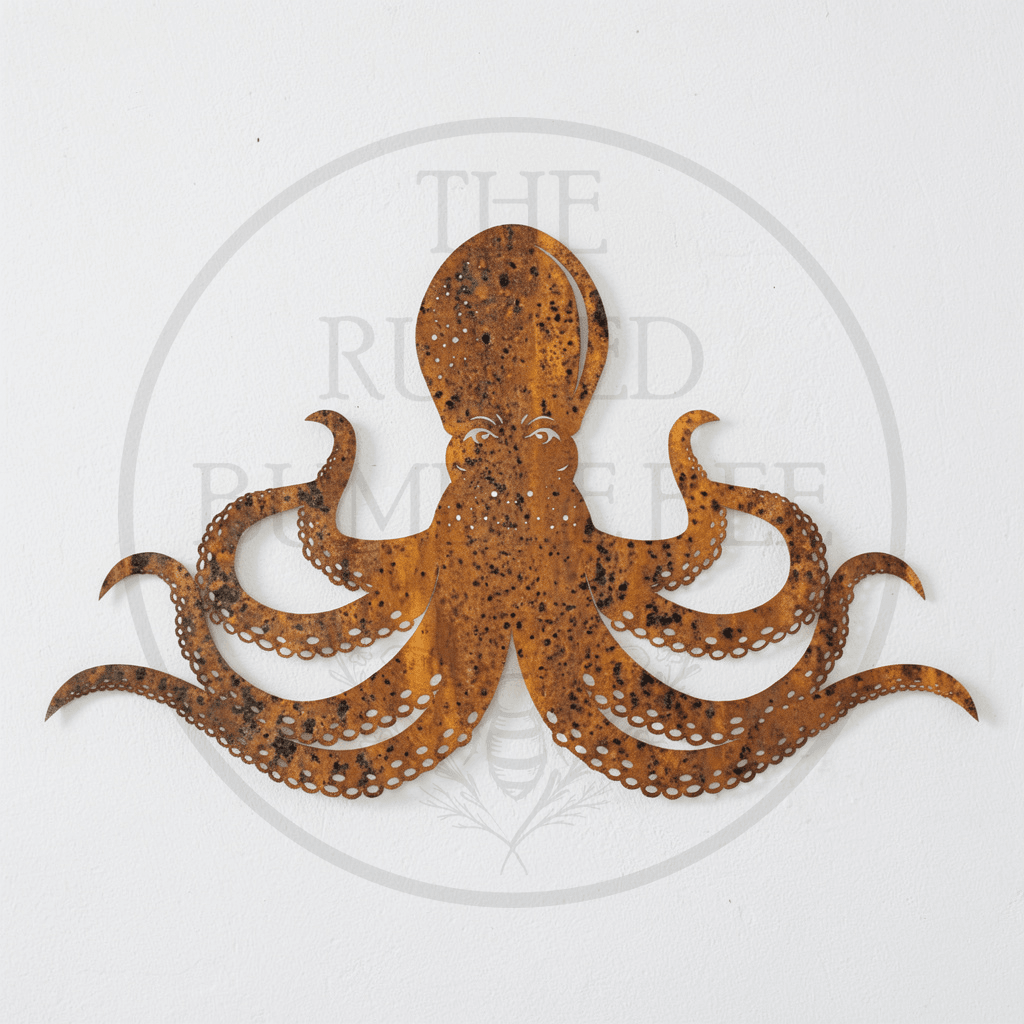 Rustic Metal Octopus