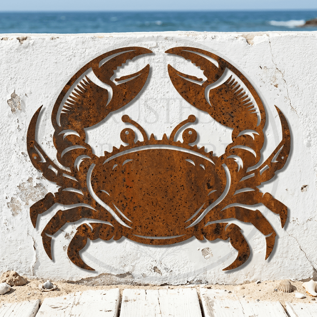 Rustic Metal Crab