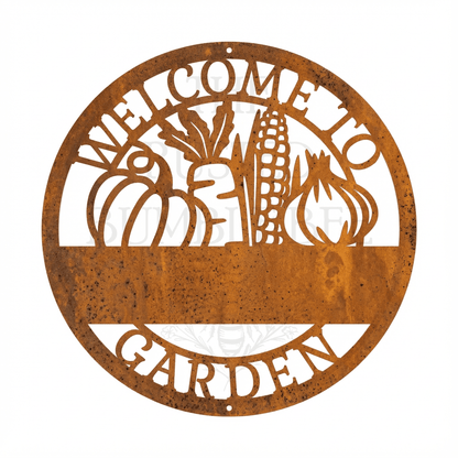 Personalised Welcome Garden Sign