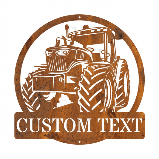 Personalised Tractor Name Monogram