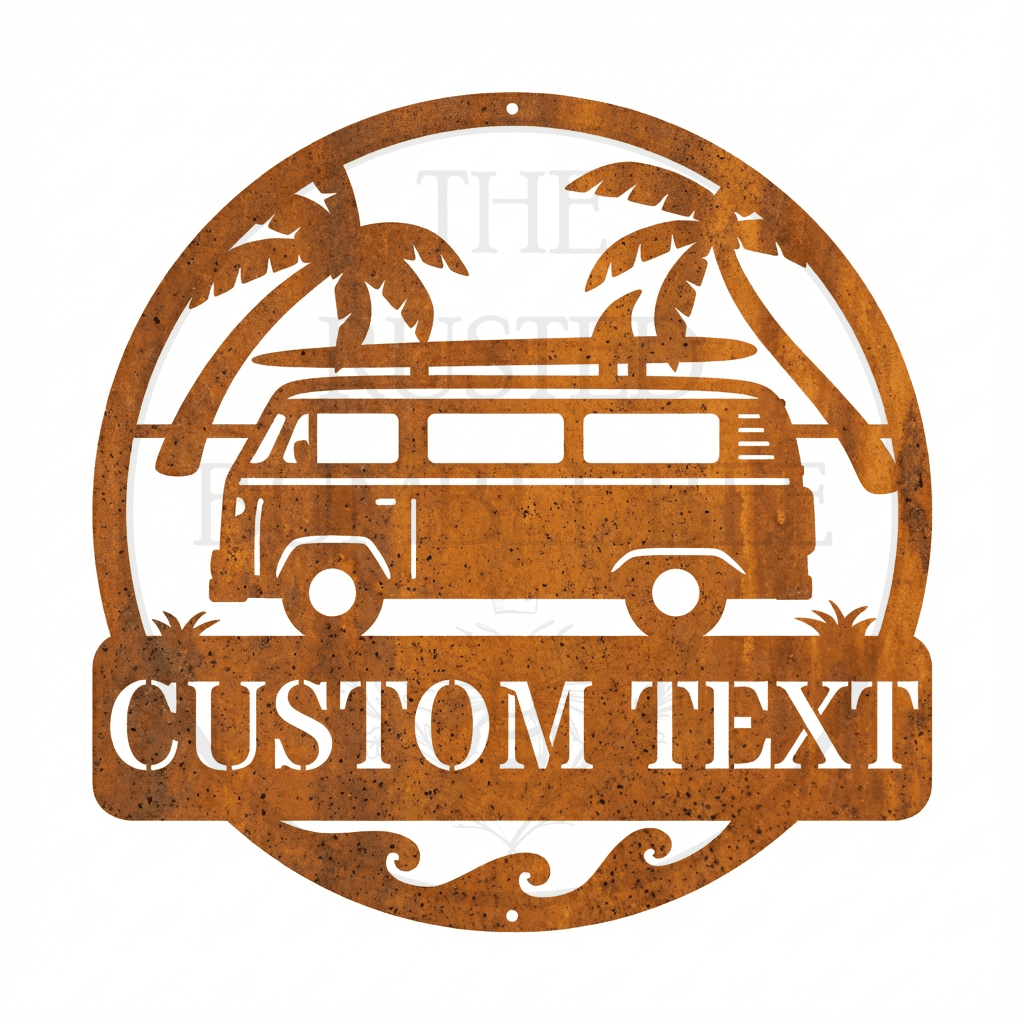 Personalised Camper Van Monogram