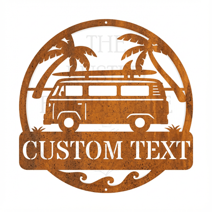Personalised Camper Van Monogram
