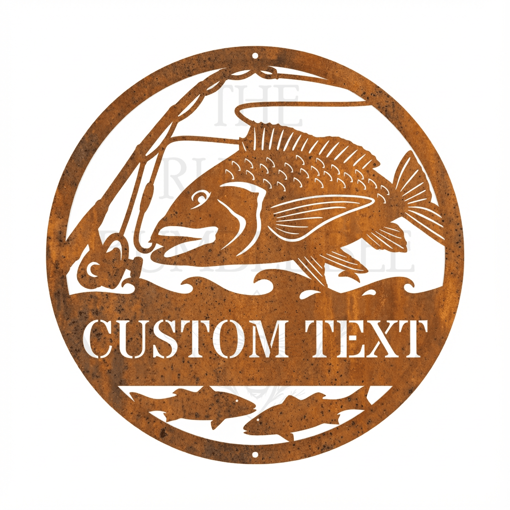 Personalised Fishing Sign
