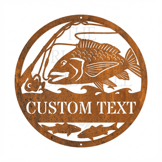 Personalised Fishing Sign