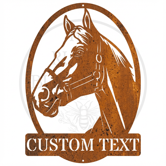 Personalised Horse Head Monogram