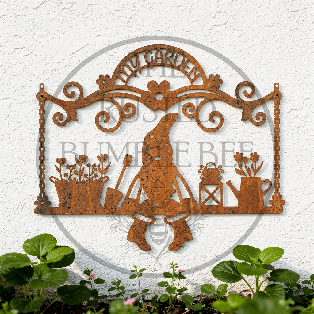 Garden Gnome Sign – “My Garden”