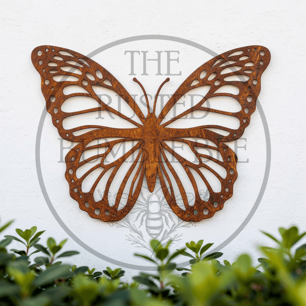 Rusted Metal Butterfly