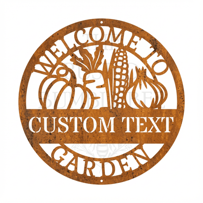 Personalised Welcome Garden Sign