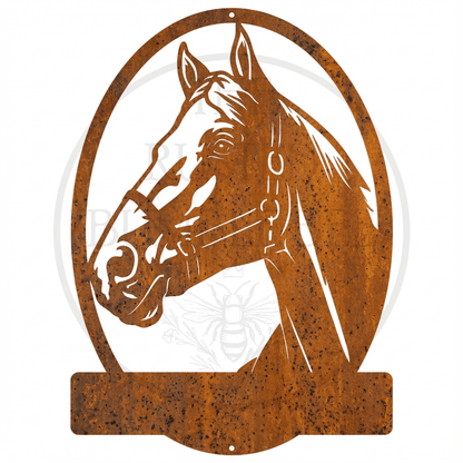 Personalised Horse Head Monogram