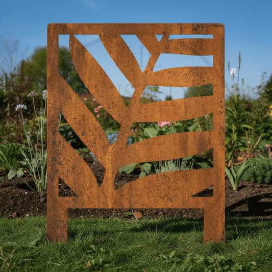 Metal Fern Leaf Screen