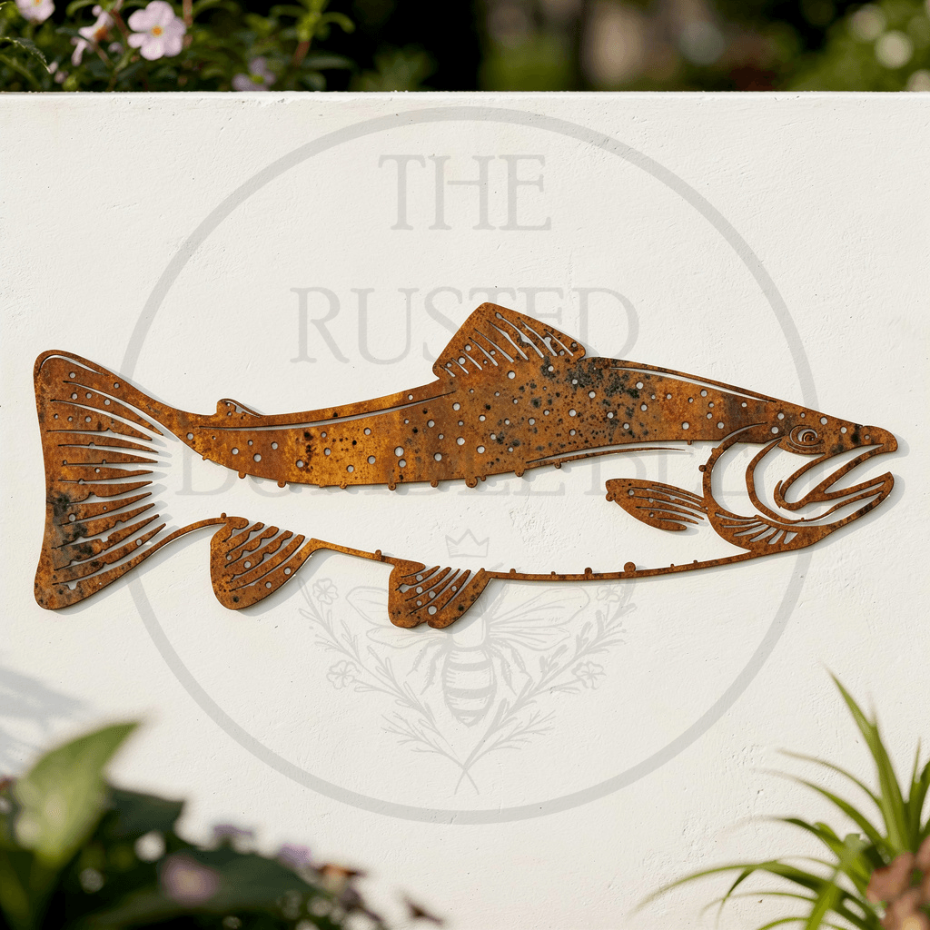 Metal Trout Fish