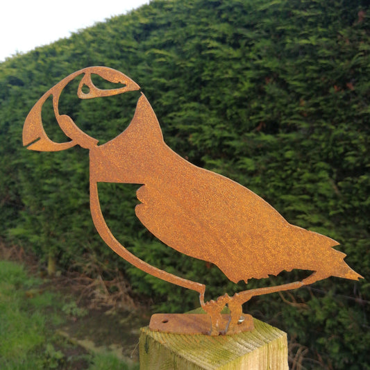 Rusted Metal Puffin