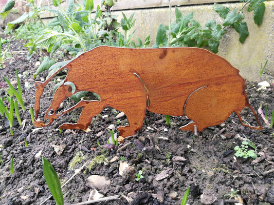 Rusted Metal Badger