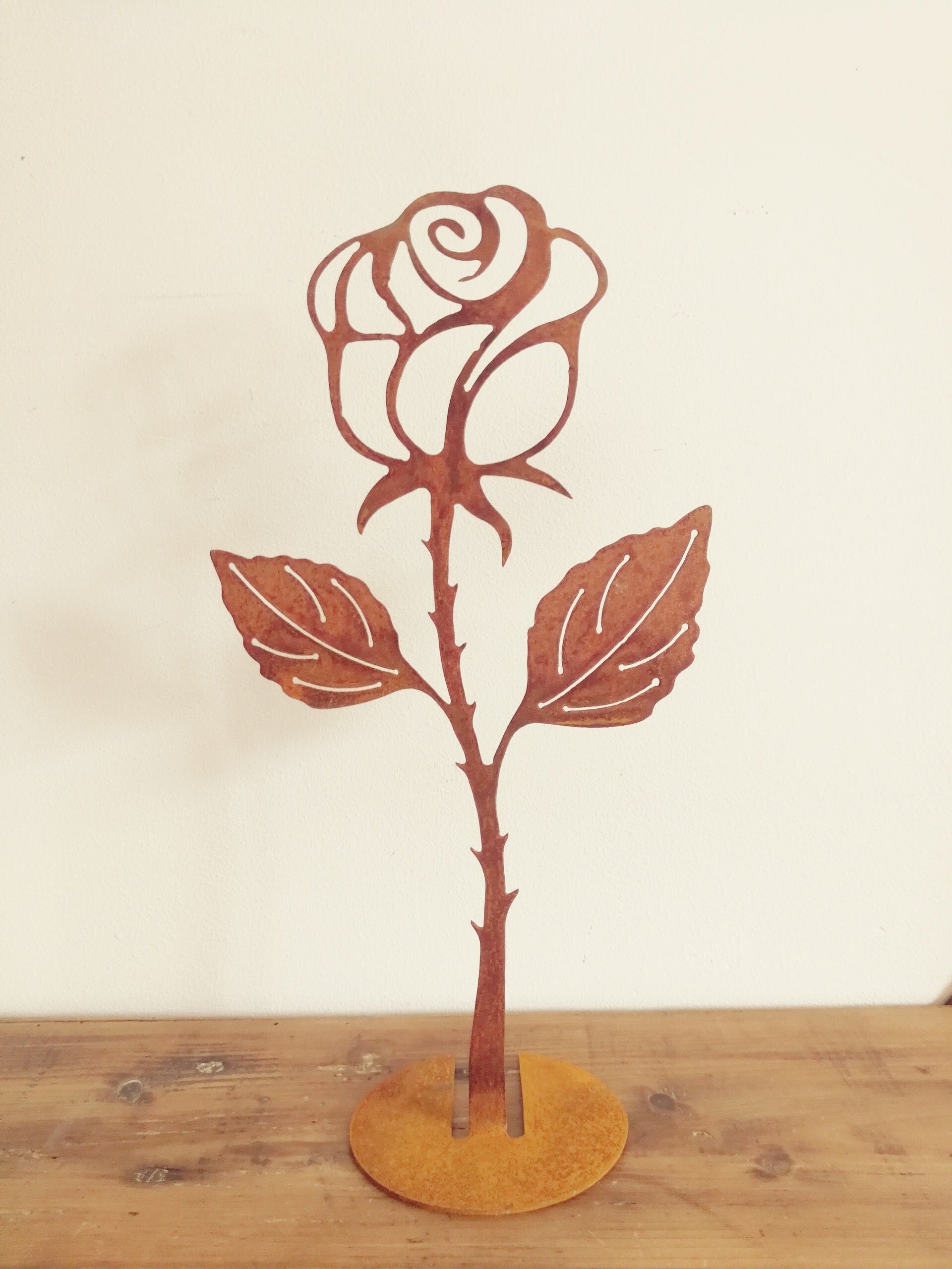 Rusted Metal Rose