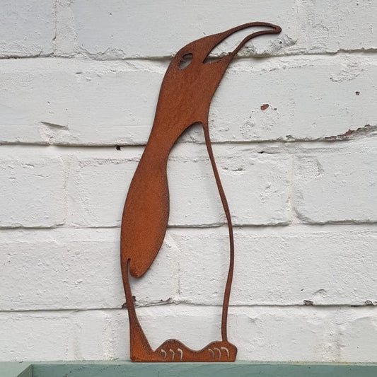 Rusted Metal Penguin