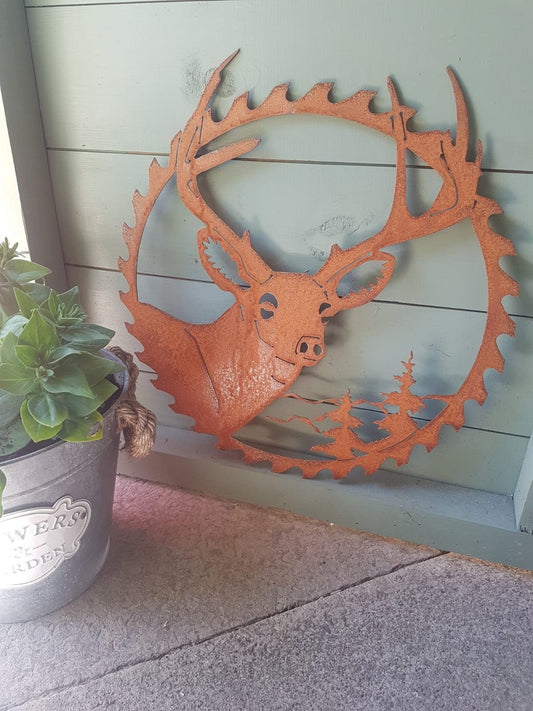 Rusted Metal  Stag