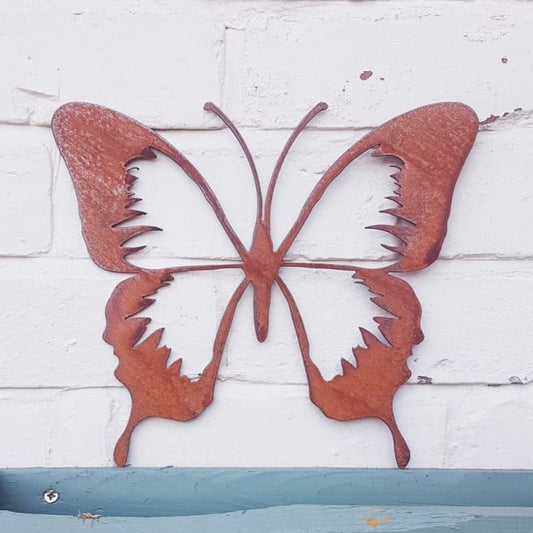 Rusted Metal Butterfly