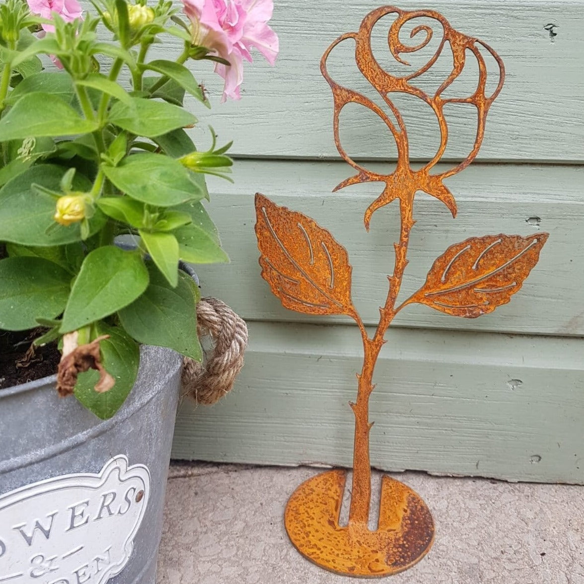Rusted Metal Rose