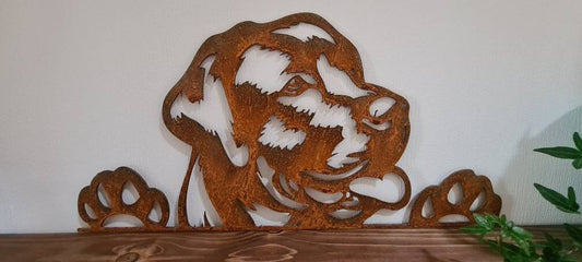 Rusted Metal Labrador
