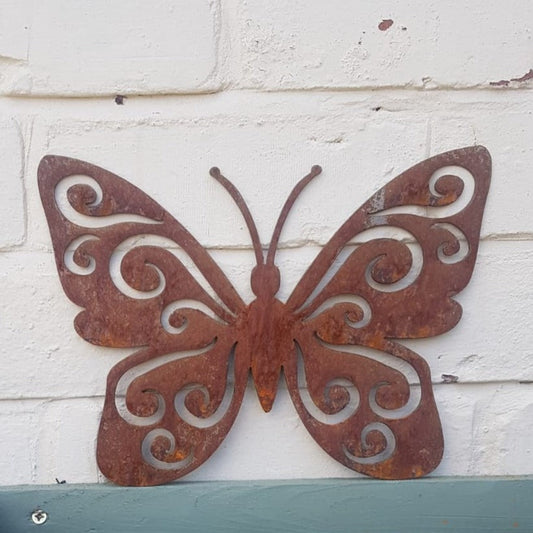 Rusted Metal Butterfly