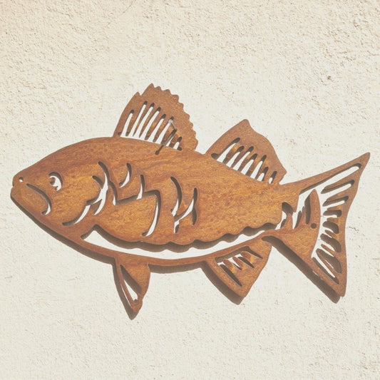 Rusted Metal Fish