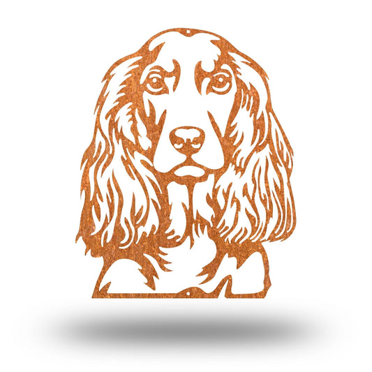 Metal English Cocker Spaniel Dog