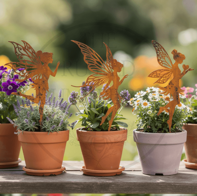 Rustic Metal Fairies