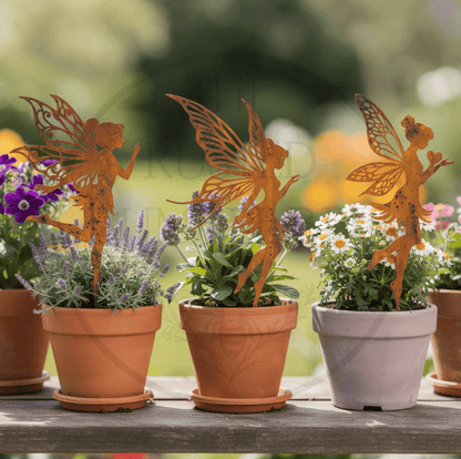Rustic Metal Fairies
